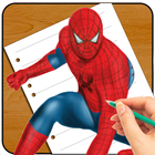 Draw Amazing Spiderman Lessons أيقونة