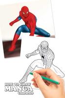 Draw Amazing Spiderman Lessons ポスター