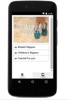 How To Knit Slippers screenshot 1