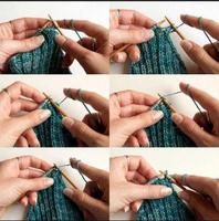 how to knit tutorial Affiche