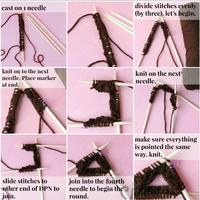 پوستر how to knit tutorial