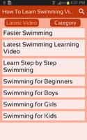 How To Learn Swimming Videos - Swim Lessons Steps capture d'écran 2