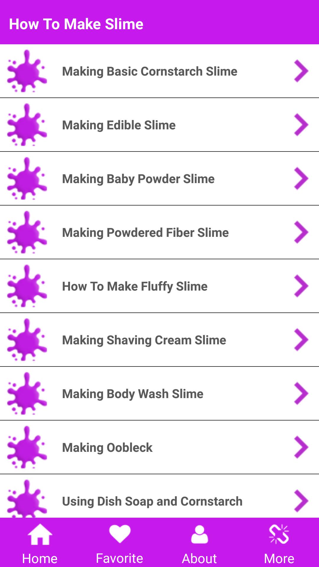 Comment Faire Du Slime Sans Borax Pour Android Telechargez L Apk