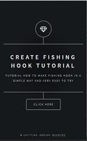 How to make fishing hook poster