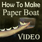 How To Make Paper Boat Video icône