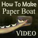 How To Make Paper Boat Video أيقونة