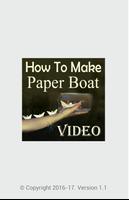 How To Make Paper Boat Video Affiche
