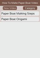 How To Make Paper Boat Video capture d'écran 1