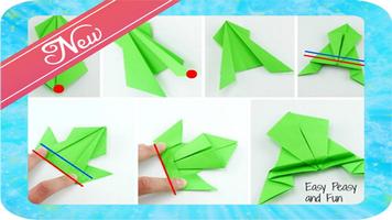 برنامه‌نما How to make paper frog عکس از صفحه