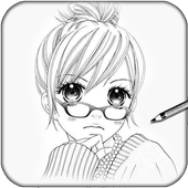 Learn to Draw Anime Manga أيقونة