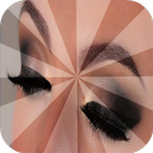 Eye MakeUp step by step-icoon