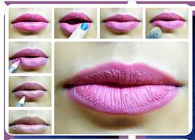 how to put on lipstick Affiche