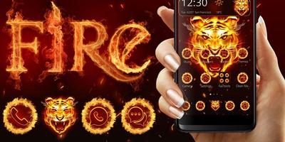 Chủ đề Hot Fire Tiger ảnh chụp màn hình 3
