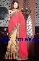 HOW TO WEAR SAREE ALL TYPES Plakat