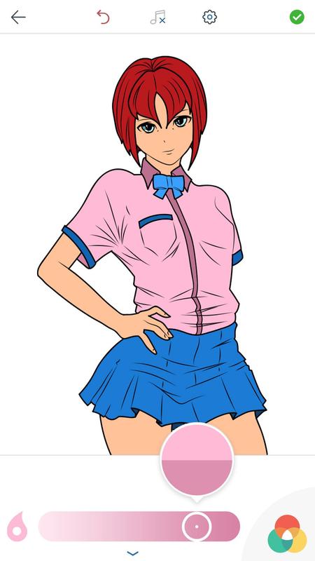 Download Hot Anime Girls Coloring Pages for Adults for Android ...
