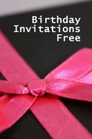 Birthday Invitations Free পোস্টার