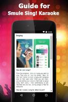 Guide For Smule Sing! Karaoke Affiche