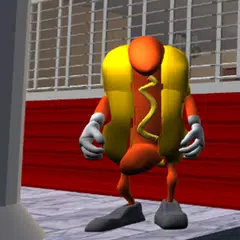 Hot Dog Neighbor. Hello Sausage 3D