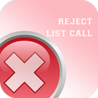 Reject List Call icône