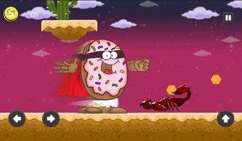 Super Hot Donut Man -  Power Run captura de pantalla 3