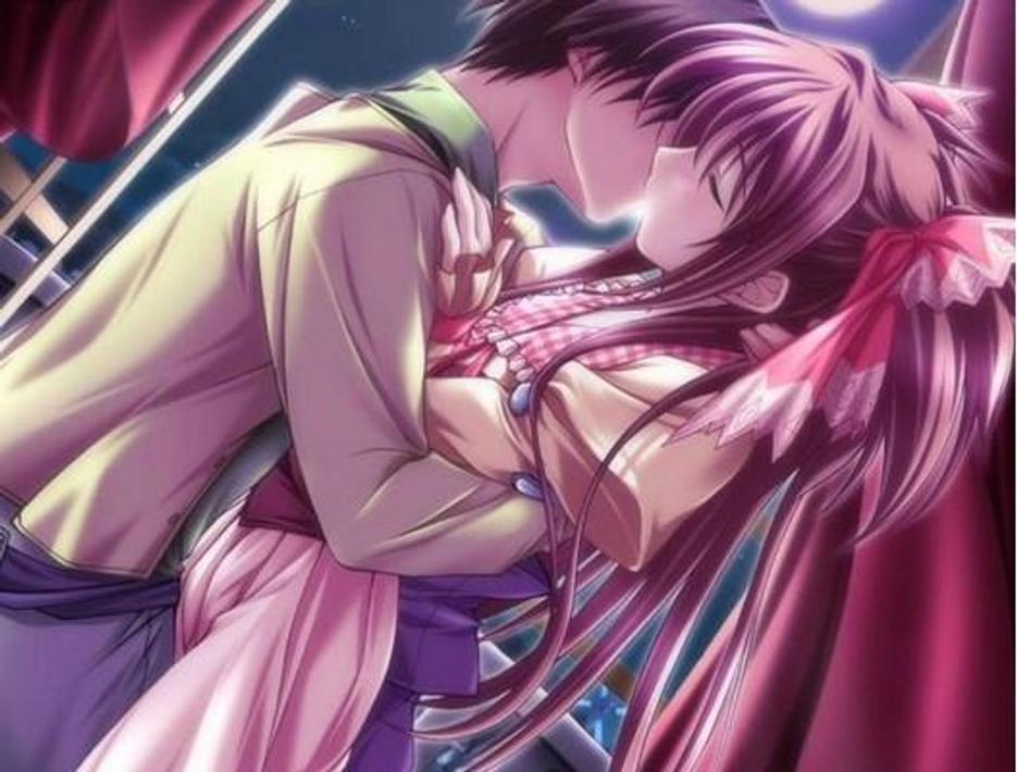 Love kiss anime wallpaper скриншот 1.