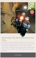 Nottingham Cave Trail poster