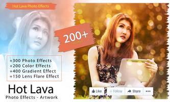 Hot Lava Photo Effects - Artwork plakat
