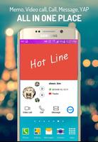 HotLine - memo,contact,widget poster