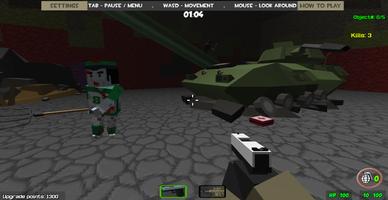 Zombie Arena 3D Survival Offline capture d'écran 1