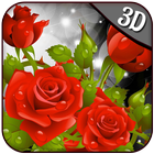 3D Flowers Touch Wallpaper آئیکن