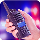 Police walkie-talkie radio icône