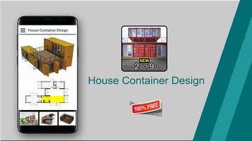 Maison Container Design Affiche