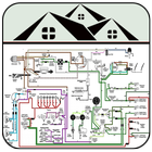 House Electrical Plan ícone