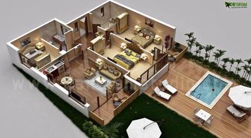 3D House Floor Plans capture d'écran 1