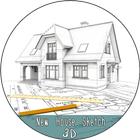 New 3D House Sketch icon