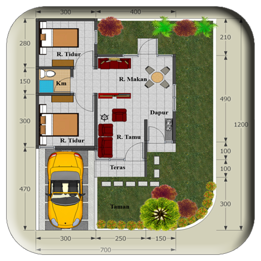 3D-Haus-Plan