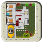 3D House Plan-icoon