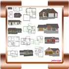 conception de plan de maison icône