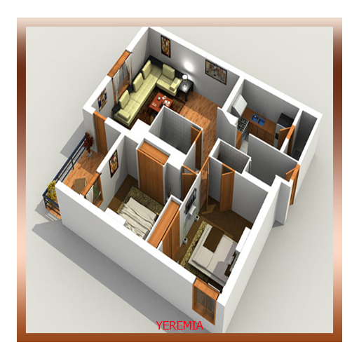 3d house plan rendering