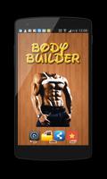 Body building men suit plakat