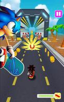 Sonic Hoverboard Dash الملصق