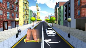 Simulator Hoverboard city run تصوير الشاشة 1