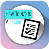 How To Write A Resume icon