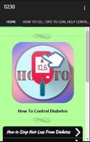 How To Control Diabetes الملصق