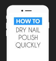How To Dry Your Nail Polish Affiche