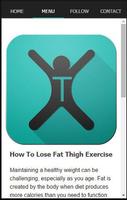 How To Lose Fat Thigh Exercise capture d'écran 1