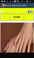 How to paint your nails الملصق