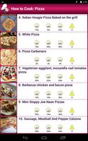 Pizza Recipes Cooking پوسٹر