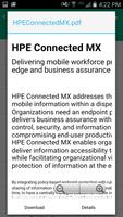 HPE Connected MX الملصق