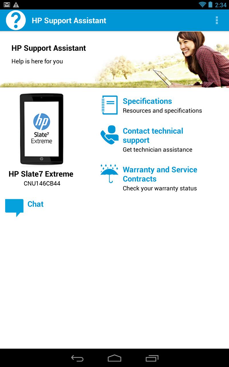 Assistant hp support HP Support